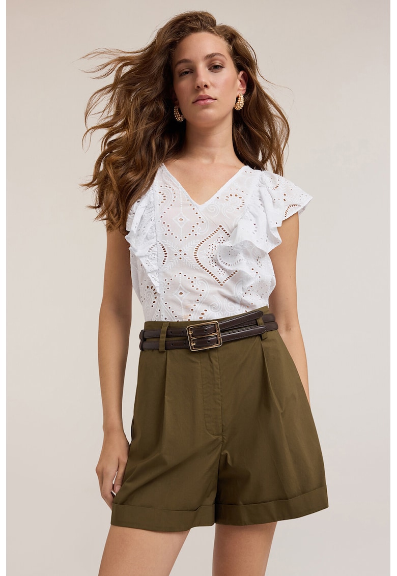 Bluza cu volane - fara maneci