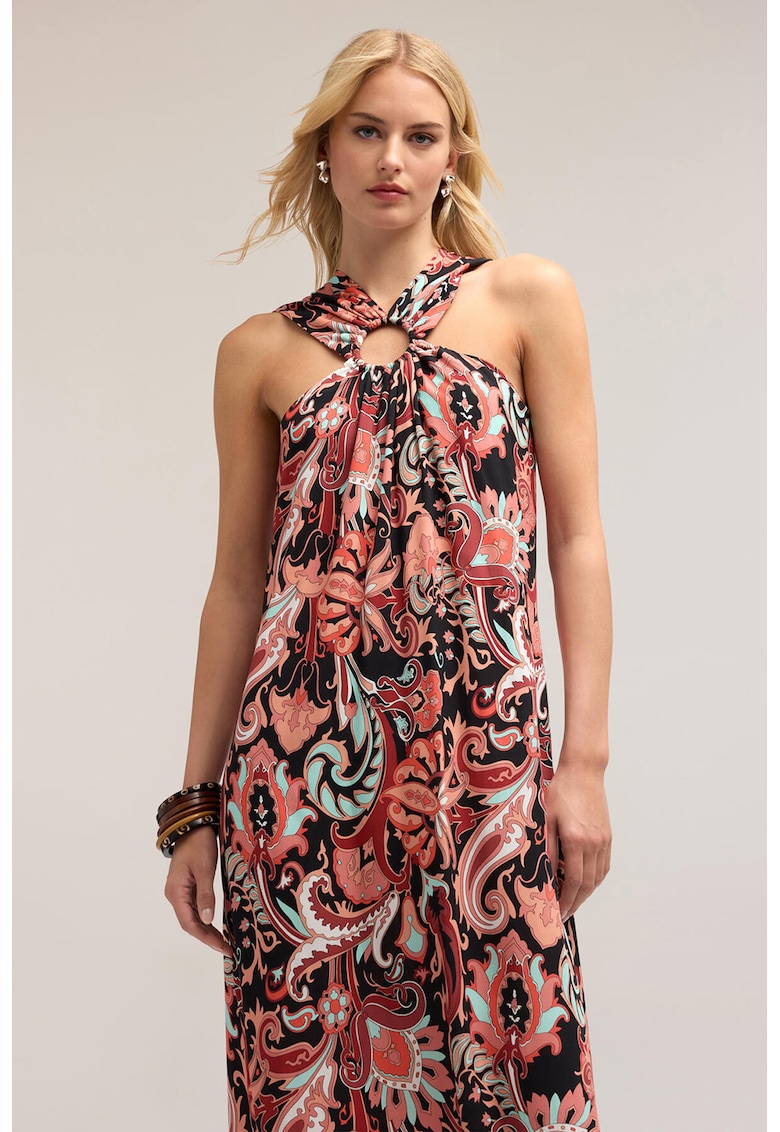 Rochie lunga cu design floral