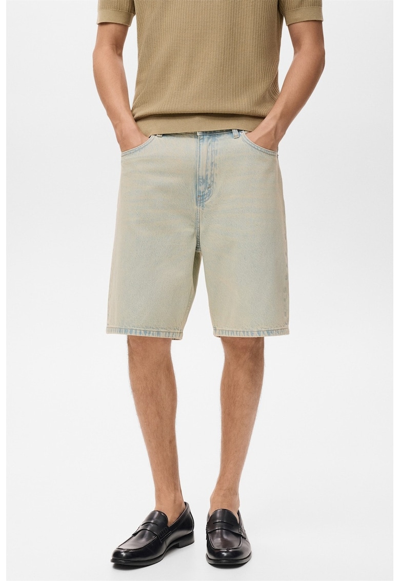 Bermude relaxed fit de denim
