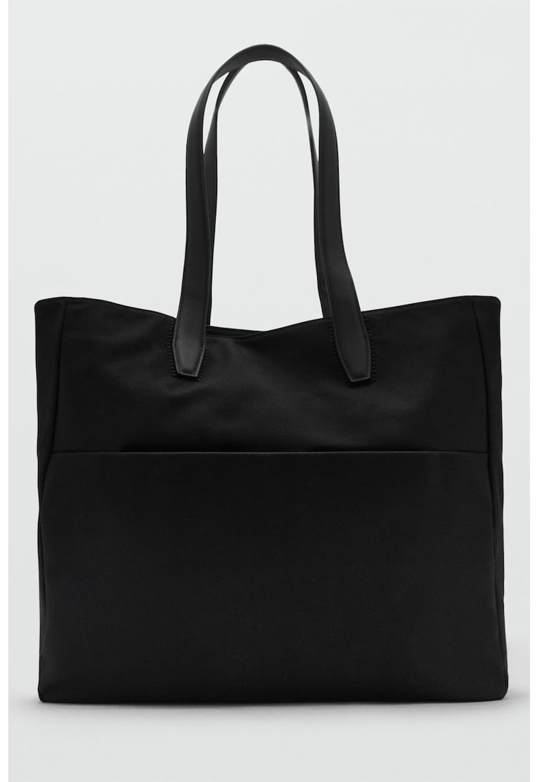Geanta shopper textila - Negru