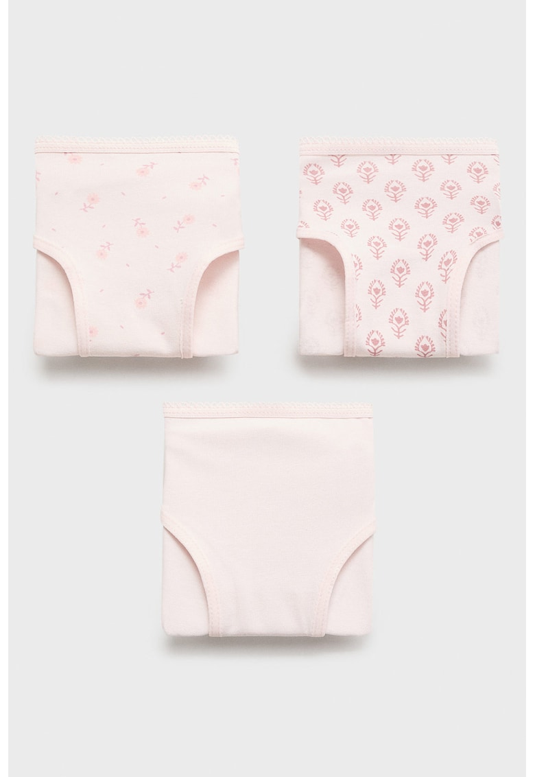 Set de chiloti din cu model - 3 perechi