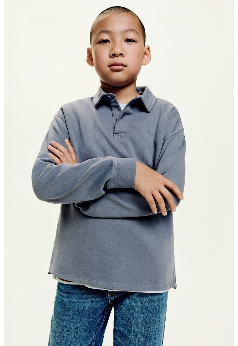 Bluza polo de bumbac