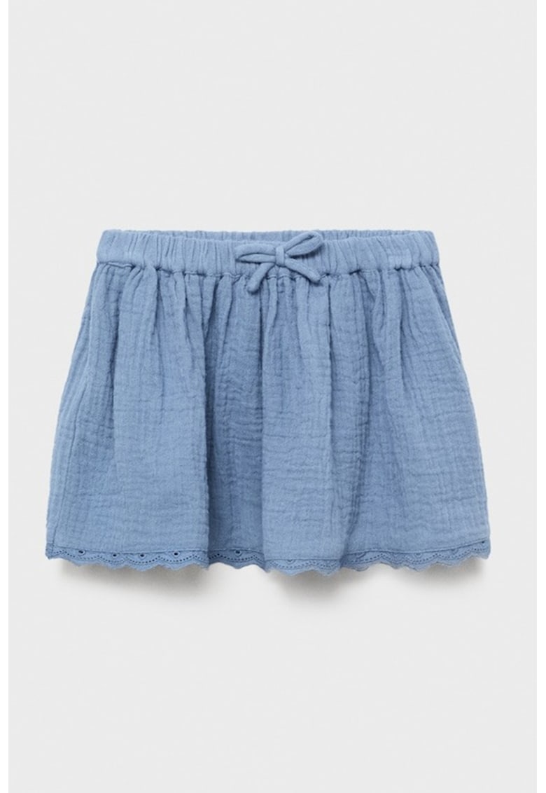 Fusta de bumbac cu snur in talie