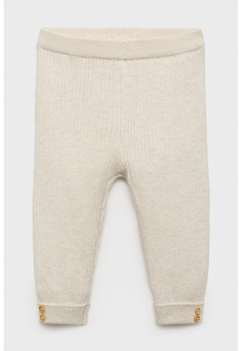 Colanti din amestec de bumbac tricotati - Bej