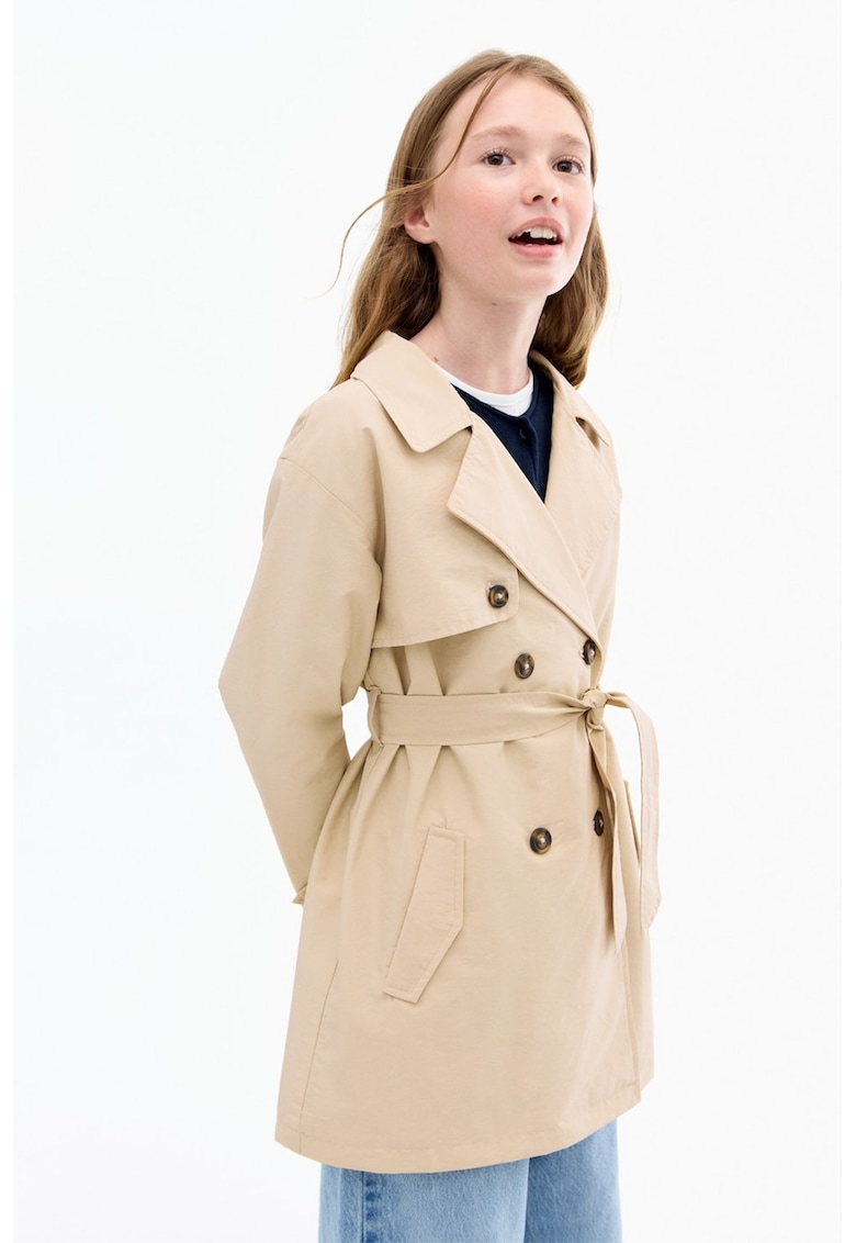 Trenci cu un cordon in talie