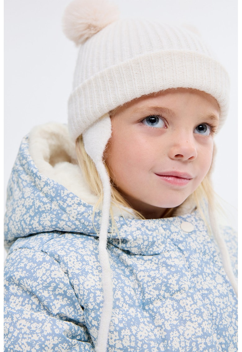 Geaca matlasata cu model floral