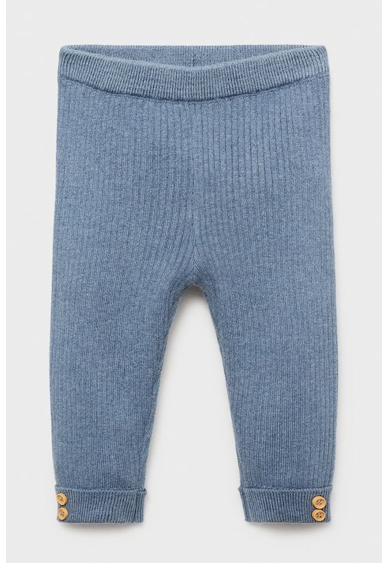 Colanti din amestec de bumbac tricotati - Albastru lavanda