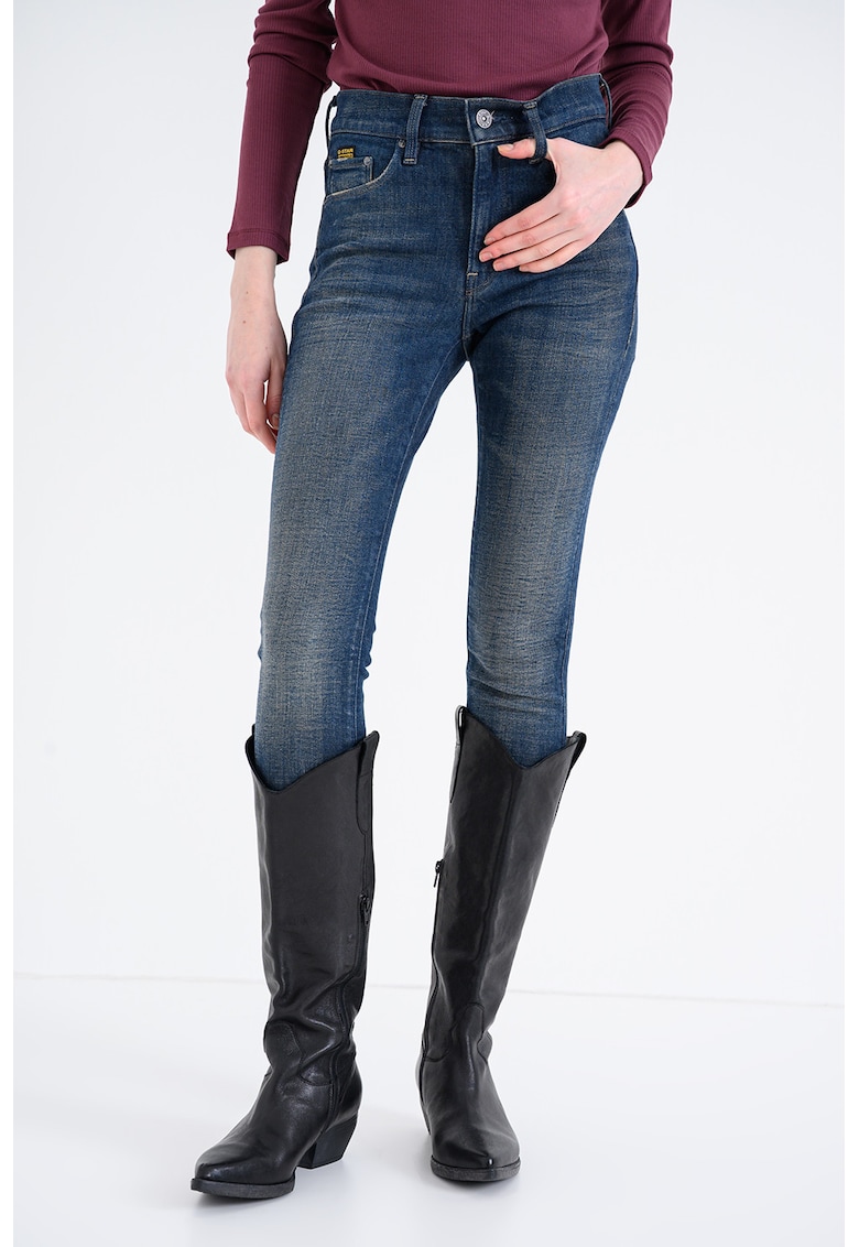 Blugi skinny cu design 5 buzunare 3301