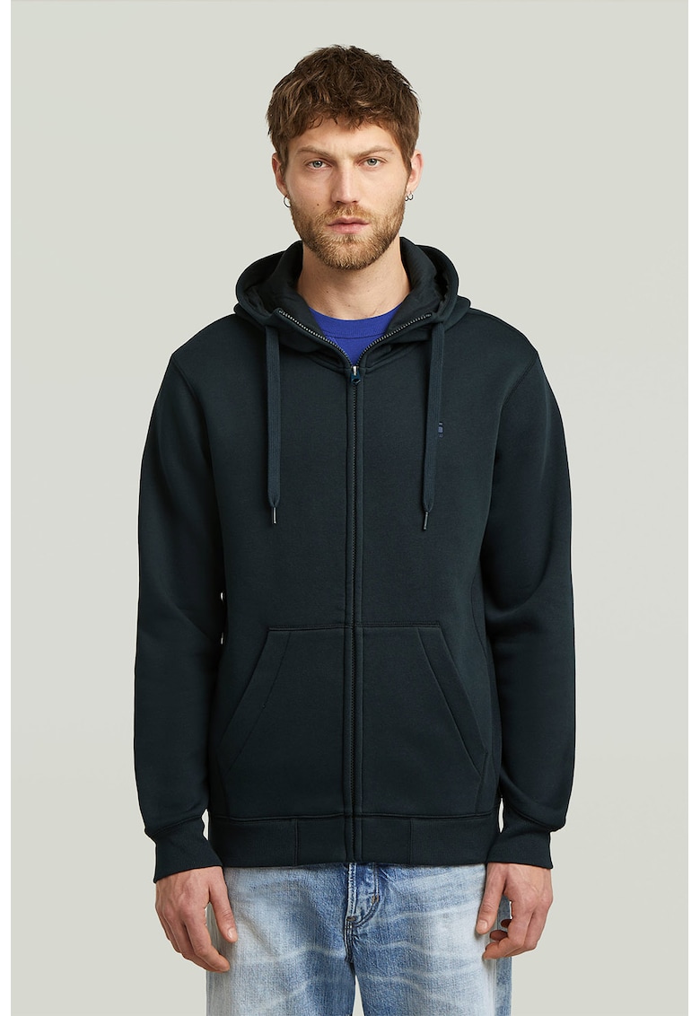 Hanorac cu fermoar si buzunare laterale Premium Core