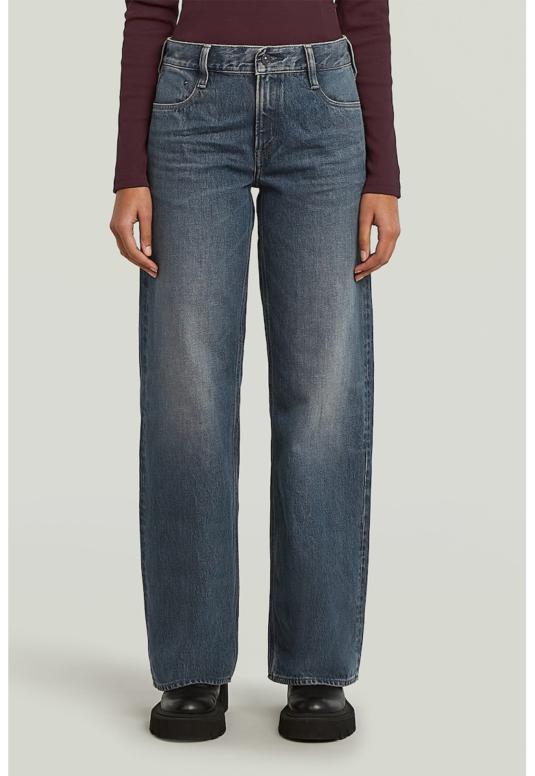 Blugi relaxed fit Judee - Albastru prafuit