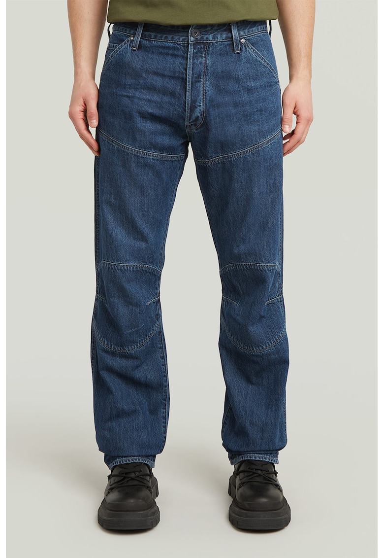 Blugi regular fit 5620 3D - Albastru inchis/Albastru