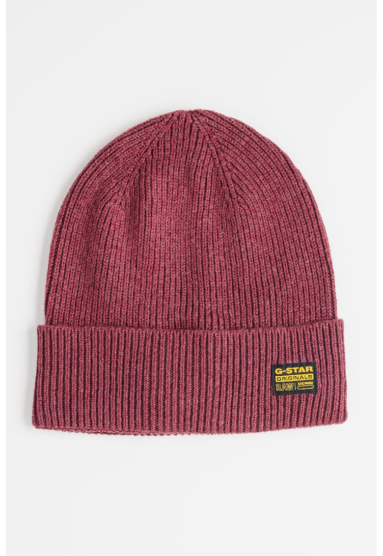 Caciula elastica din amestec de lana Geffo - Rosu inchis