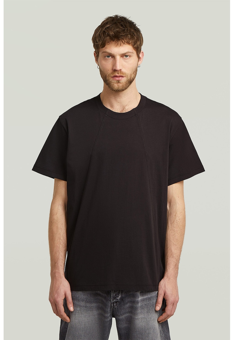 Tricou lejer din bumbac organic cu model uni