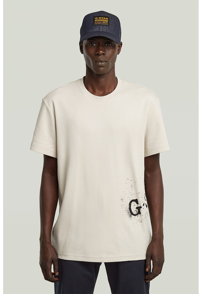 Tricou din bumbac organic cu imprimeu logo