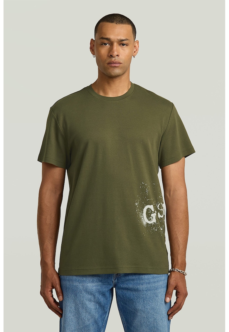 Tricou din bumbac organic cu imprimeu logo