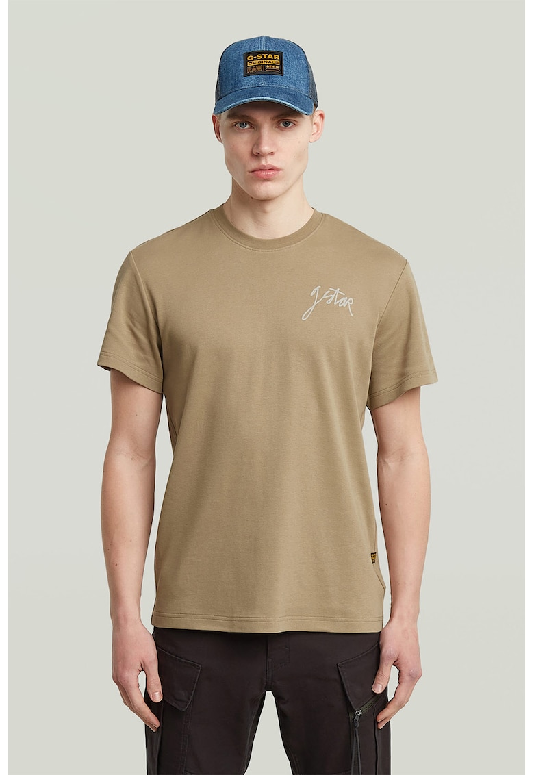 Tricou din bumbac organic cu detaliu logo