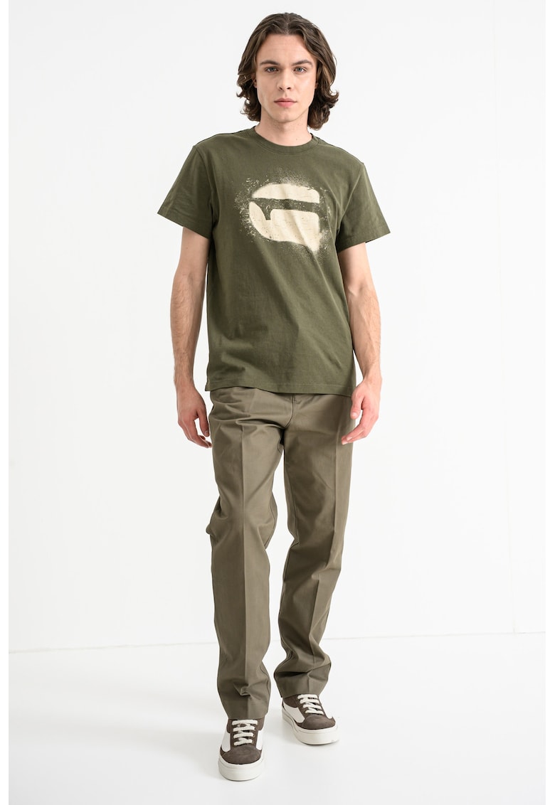 Tricou din bumbac organic - Kaki pal
