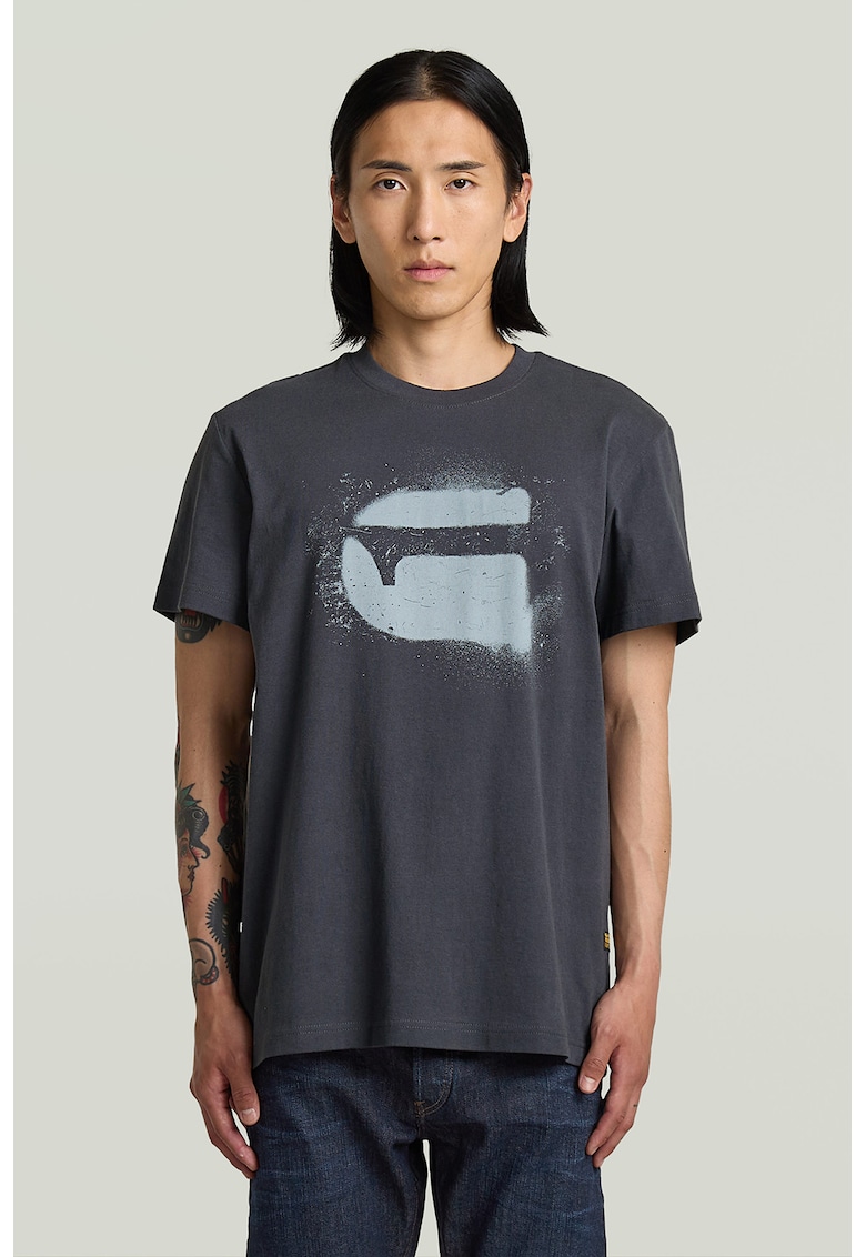 Tricou din bumbac organic cu imprimeu grafic Tricou din bumbac organic cu imprimeu grafic