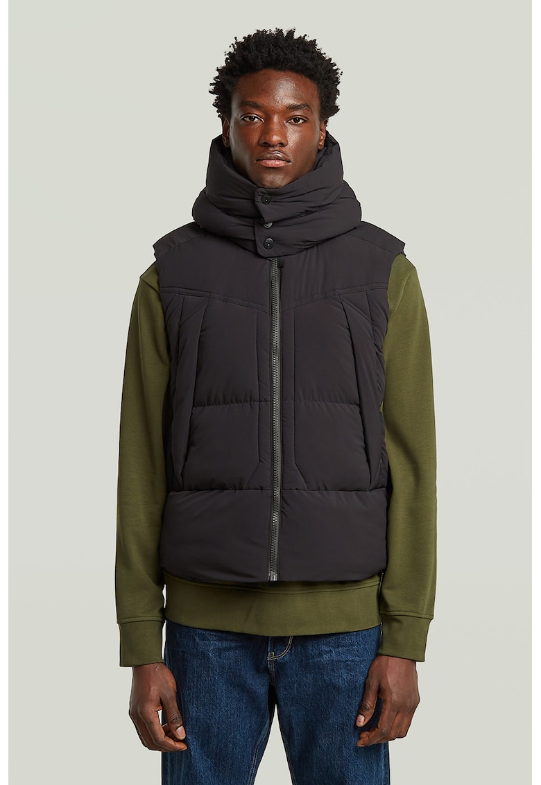 Vesta cu vatelina si gluga