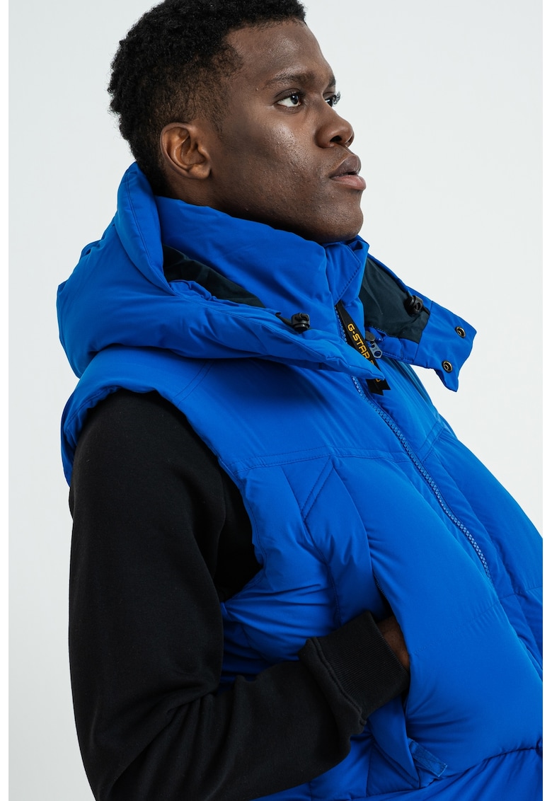 Vesta cu vatelina si gluga