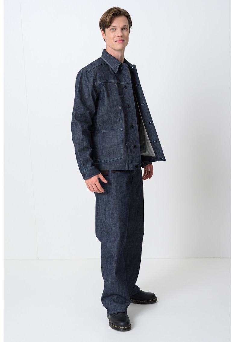 Jacheta-camasa cu buzunar Selvedge