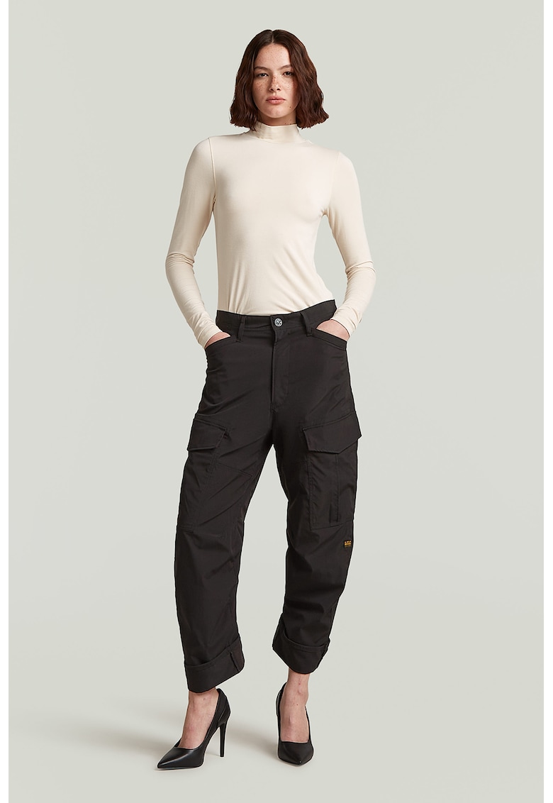 Pantaloni cargo cu croiala conica