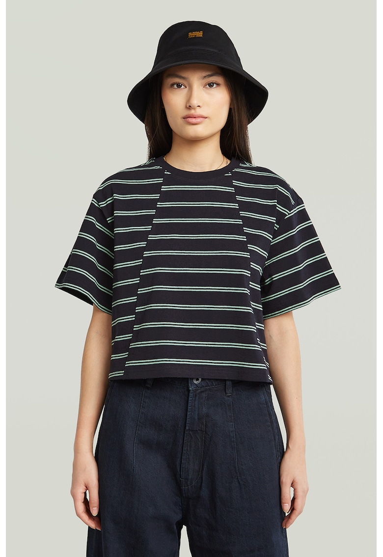 Tricou din bumbac organic cu maneci cazute