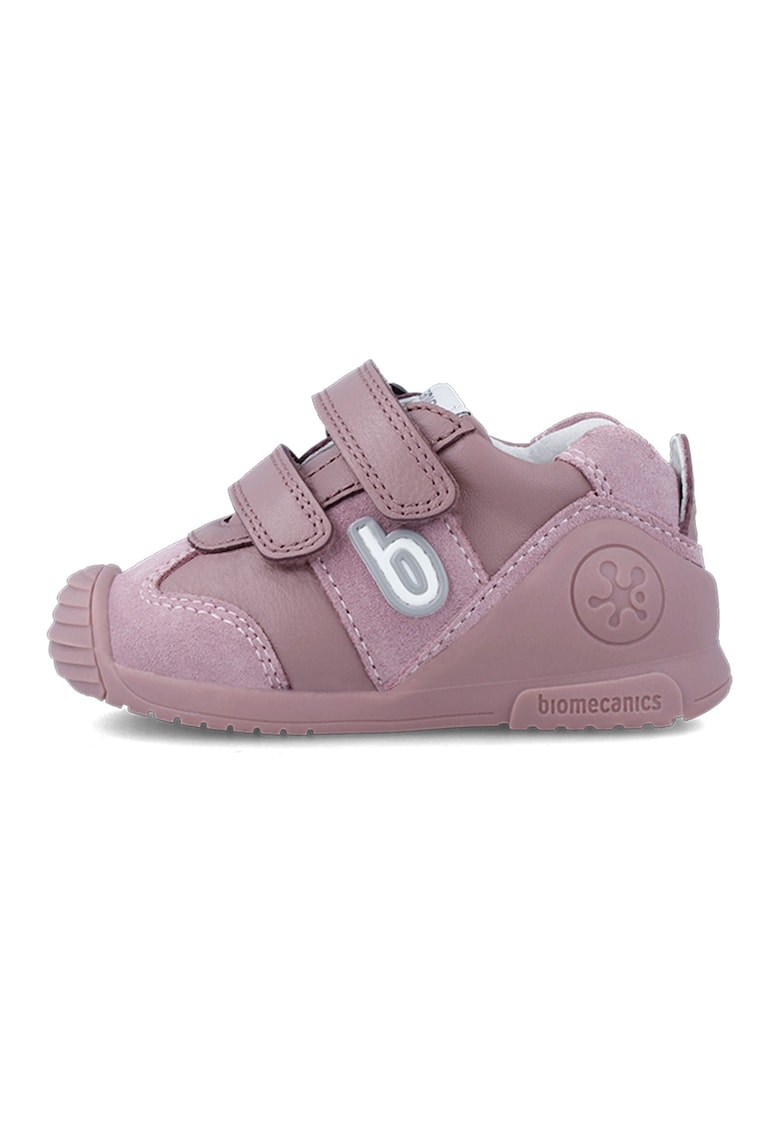 Pantofi de piele cu velcro