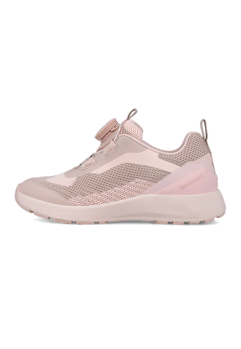 Pantofi sport cu insertii de plasa - Piersica/Roz pal