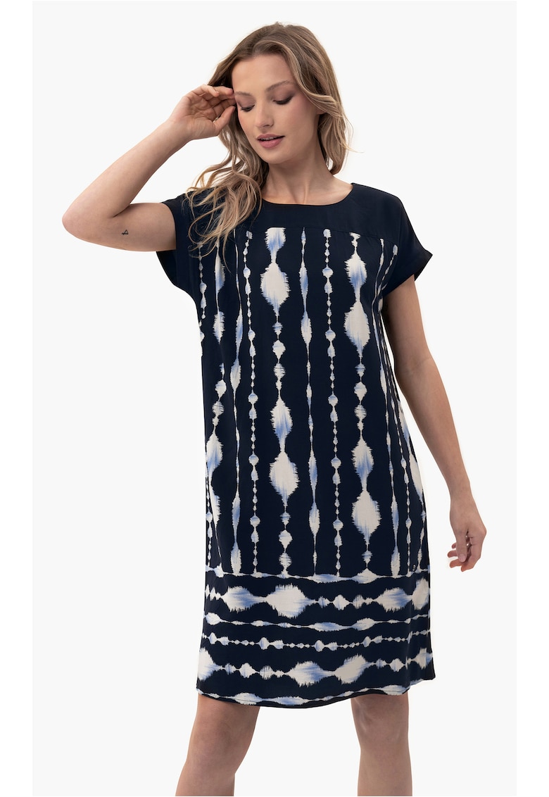 Rochie de vara G-Pomelo - albastru marin cu imprimeu - Albastru marin