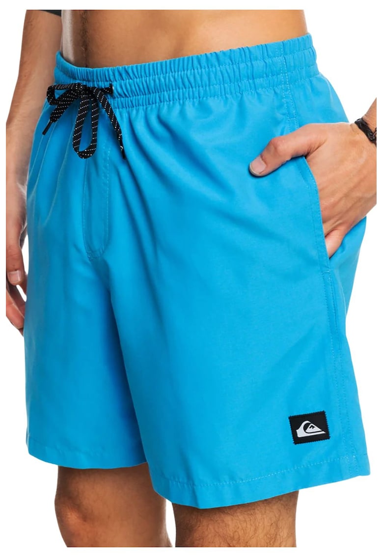 Pantaloni scurti sport de plaja Everyday Volley - albastru - poliester reciclat - talie elastica - cu buzunare