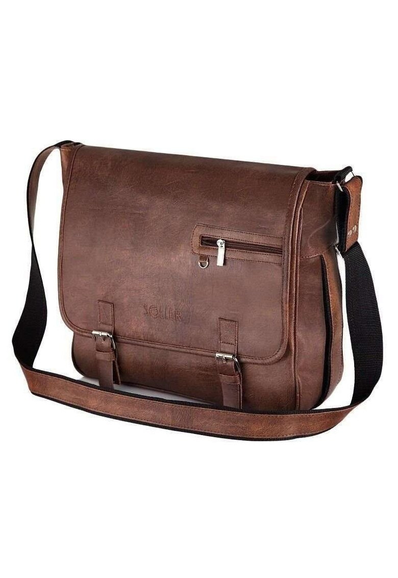 Geanta barbateasca casual de umar S12 Maro Vintage