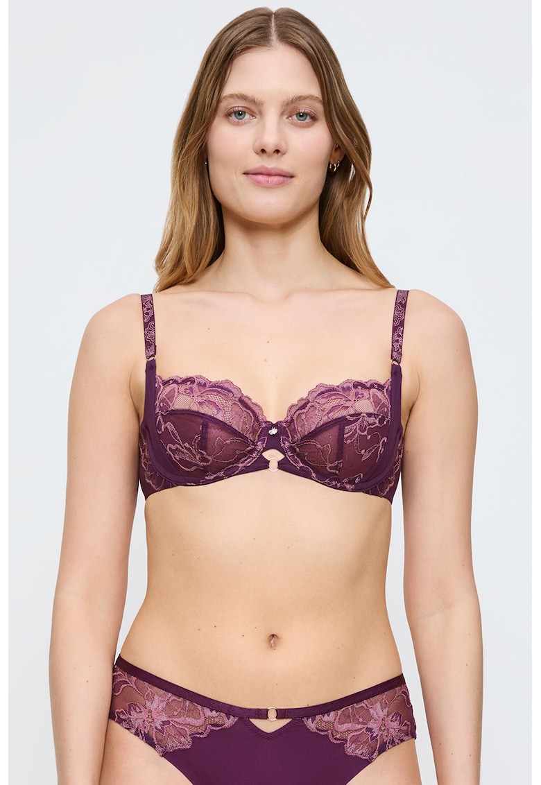 Sutien din dantela si amestec de lyocell