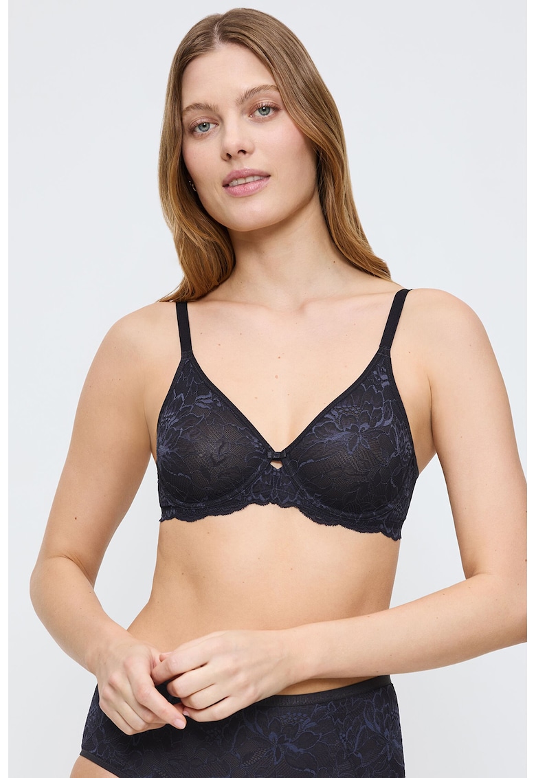 Sutien cu sustinere metalica Charm - Negru