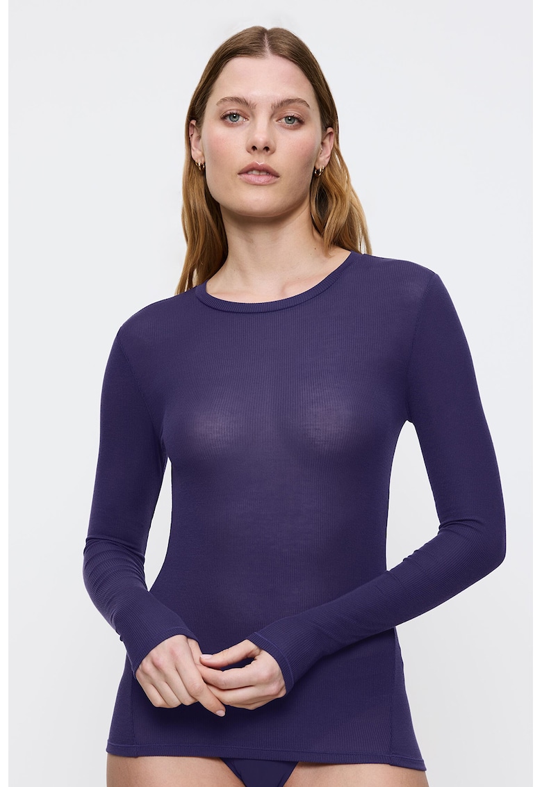 Bluza de pijama din amestec de lyocell