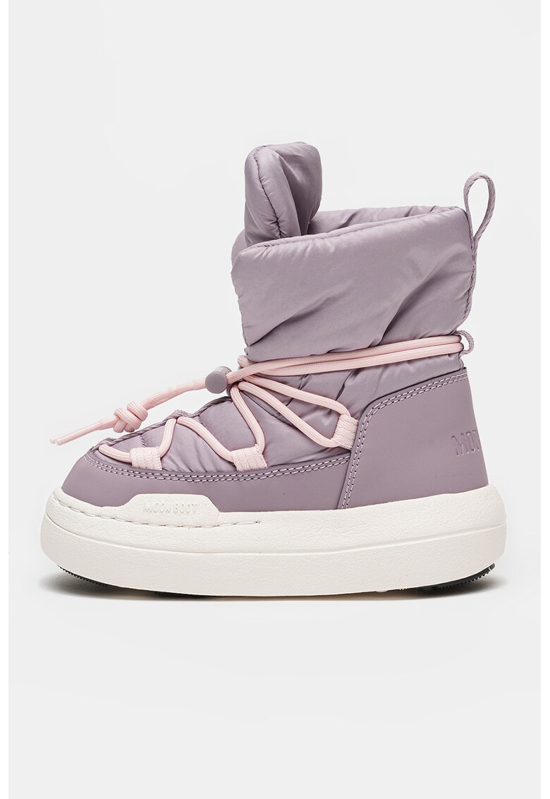 Cizme cu sireturi ajustabile MB Park - Lila