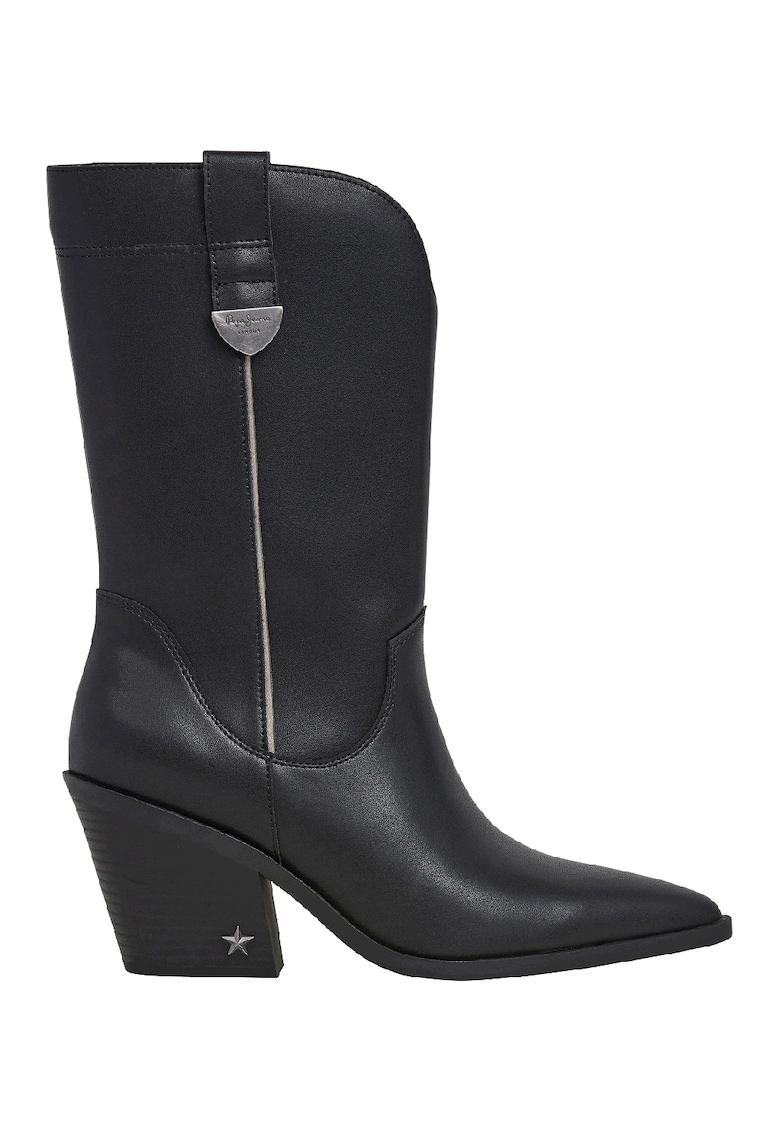 Cizme lungi din piele