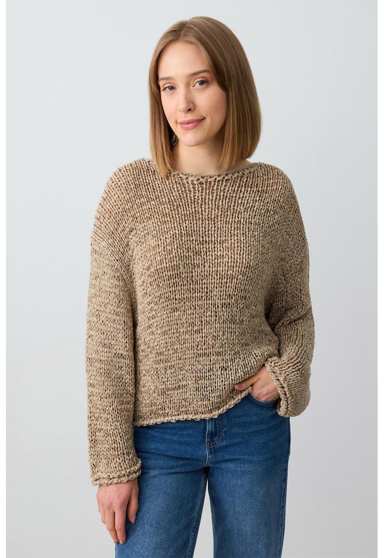 Pulover cu maneci cazute