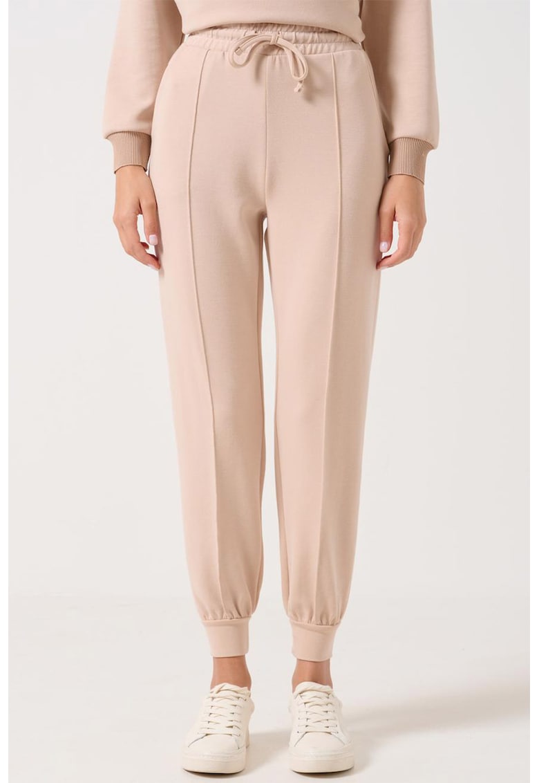 Pantaloni de trening din amestec de modal si snur in talie