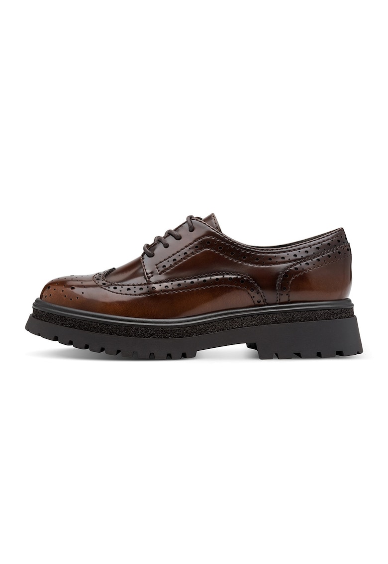 Pantofi Oxford din piele ecologica