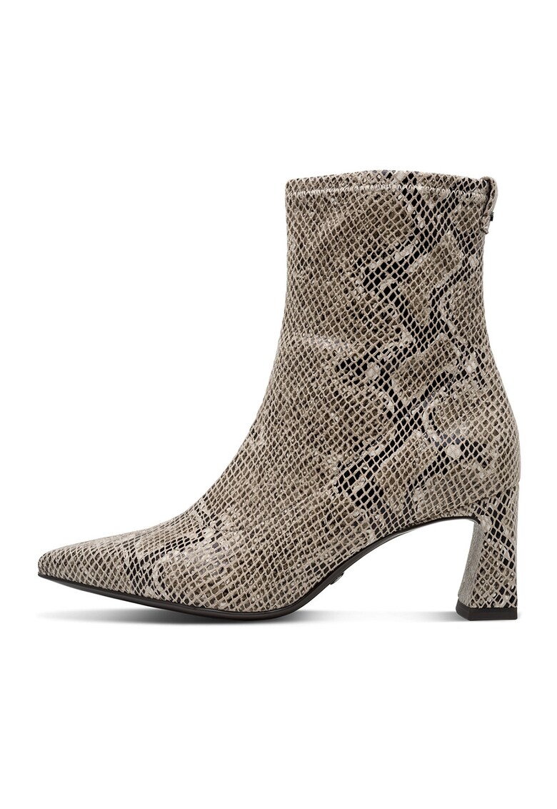 Botine cu varf ascutit - Bej deschis