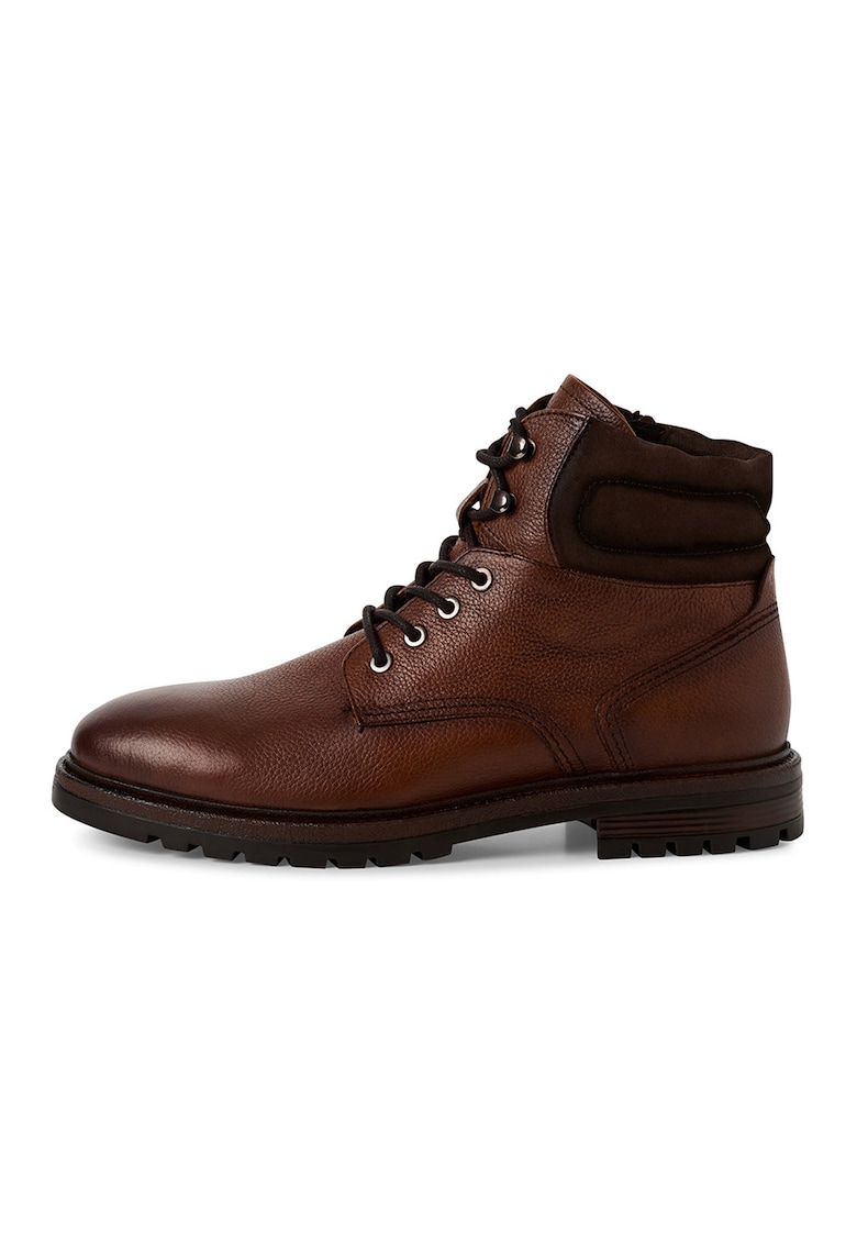 Ghete de piele - Maro cognac