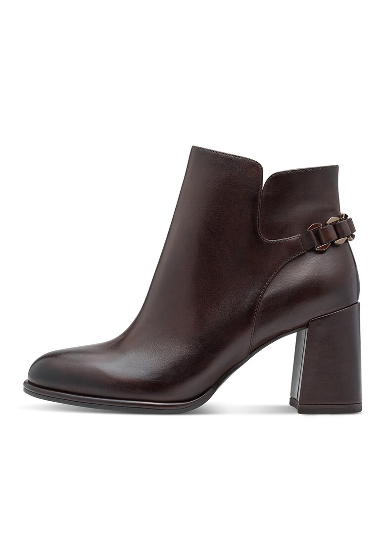 Cizme de piele cu toc