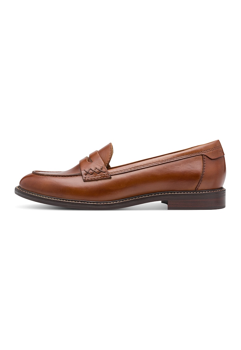 Pantofi loafer uni din piele