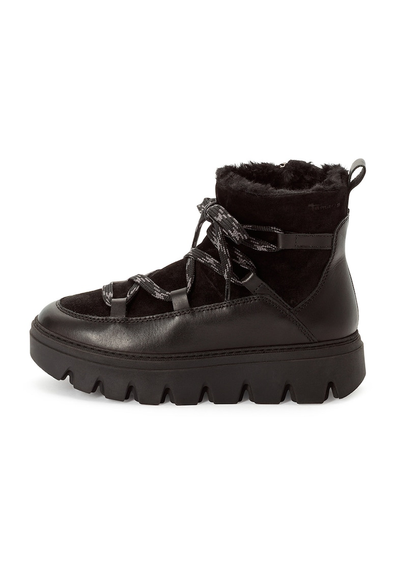 Ghete de piele intoarsa - Negru