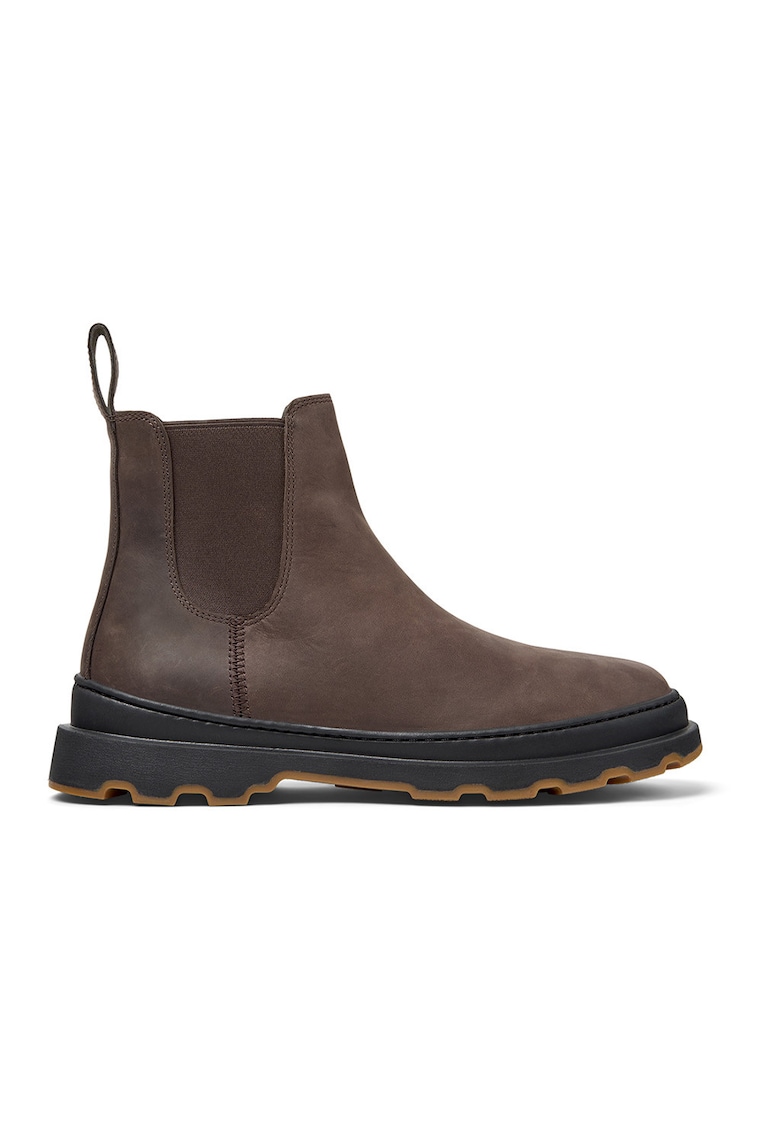 Ghete Chelsea de piele cu banda pull-on