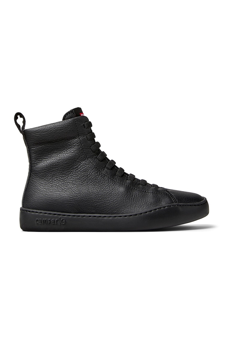 Pantofi sport high-top din piele Pantofi sport high-top din piele