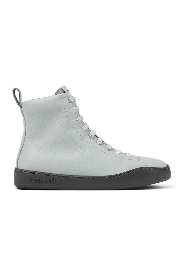Pantofi sport high-top din piele Pantofi sport high-top din piele