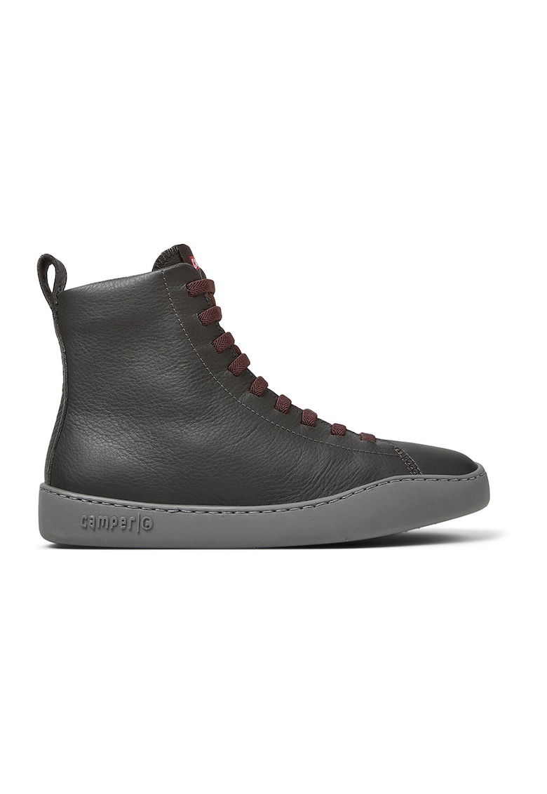 Pantofi sport high-top din piele