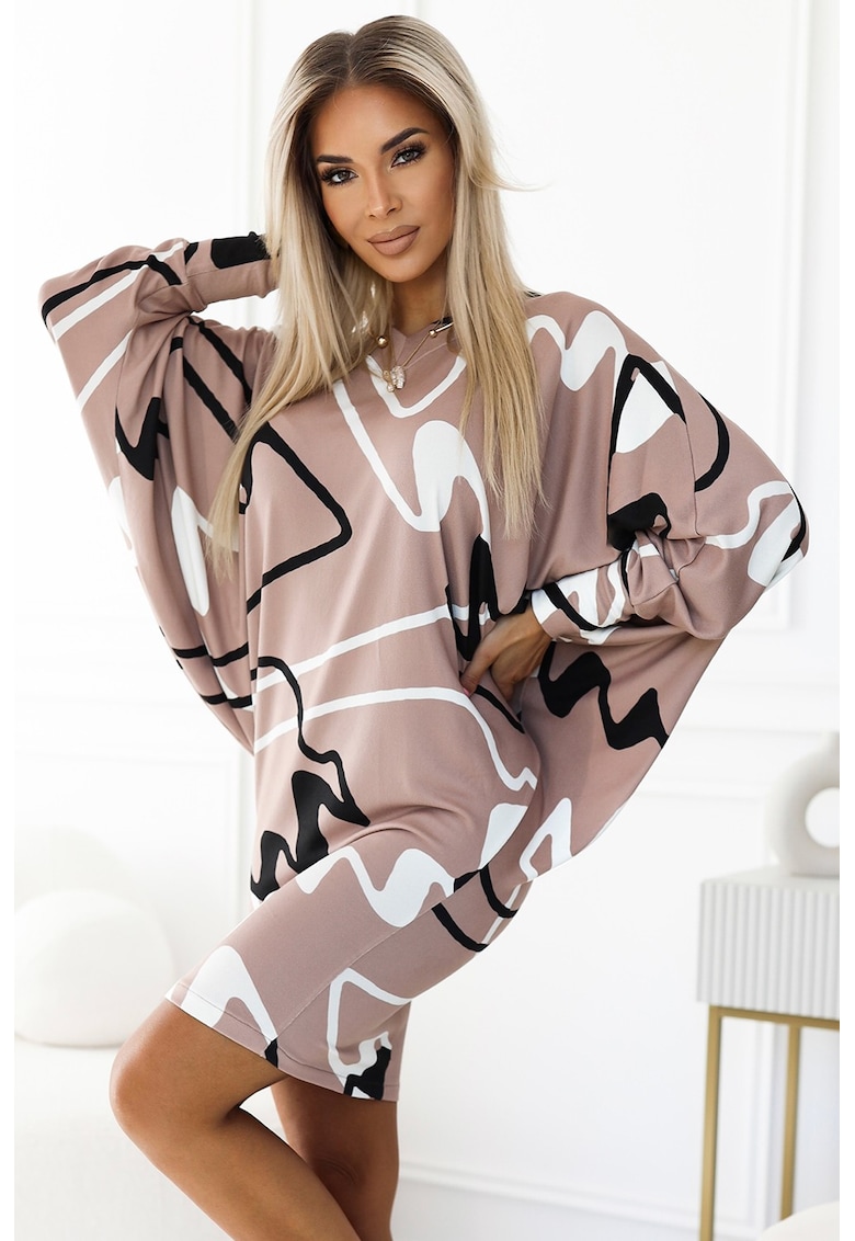 Rochie mini cu sclipici tip liliac -